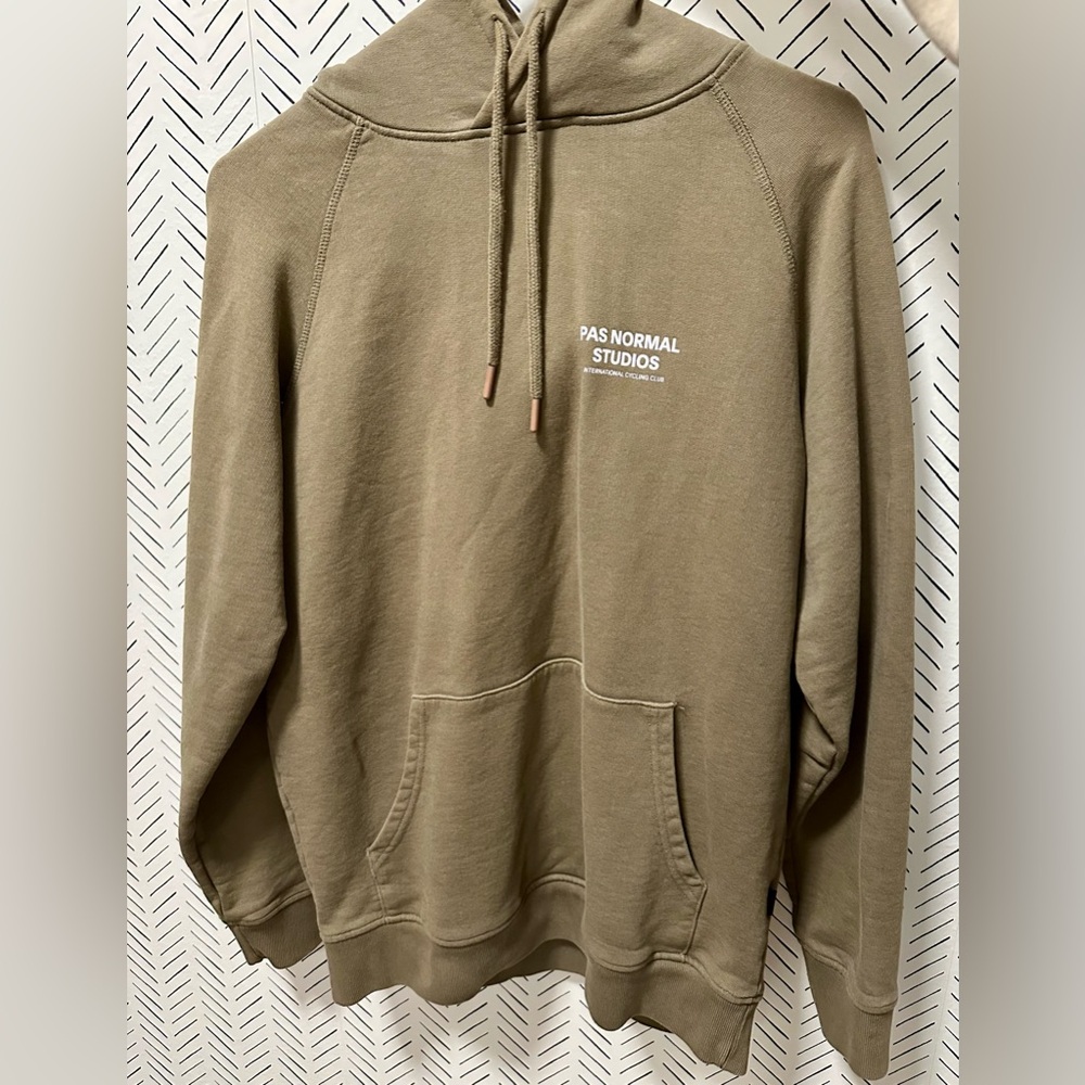 Pas Normal Studios Off-Race Women's Hoodie Small Brown/Beige